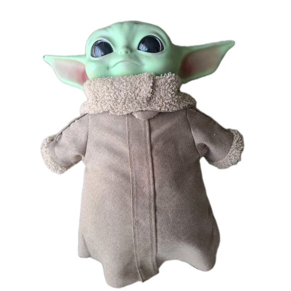 Star Wars Baby Yoda The Child Grogu 11 Inch Plush Toy Hard Head - Picture 1 of 6